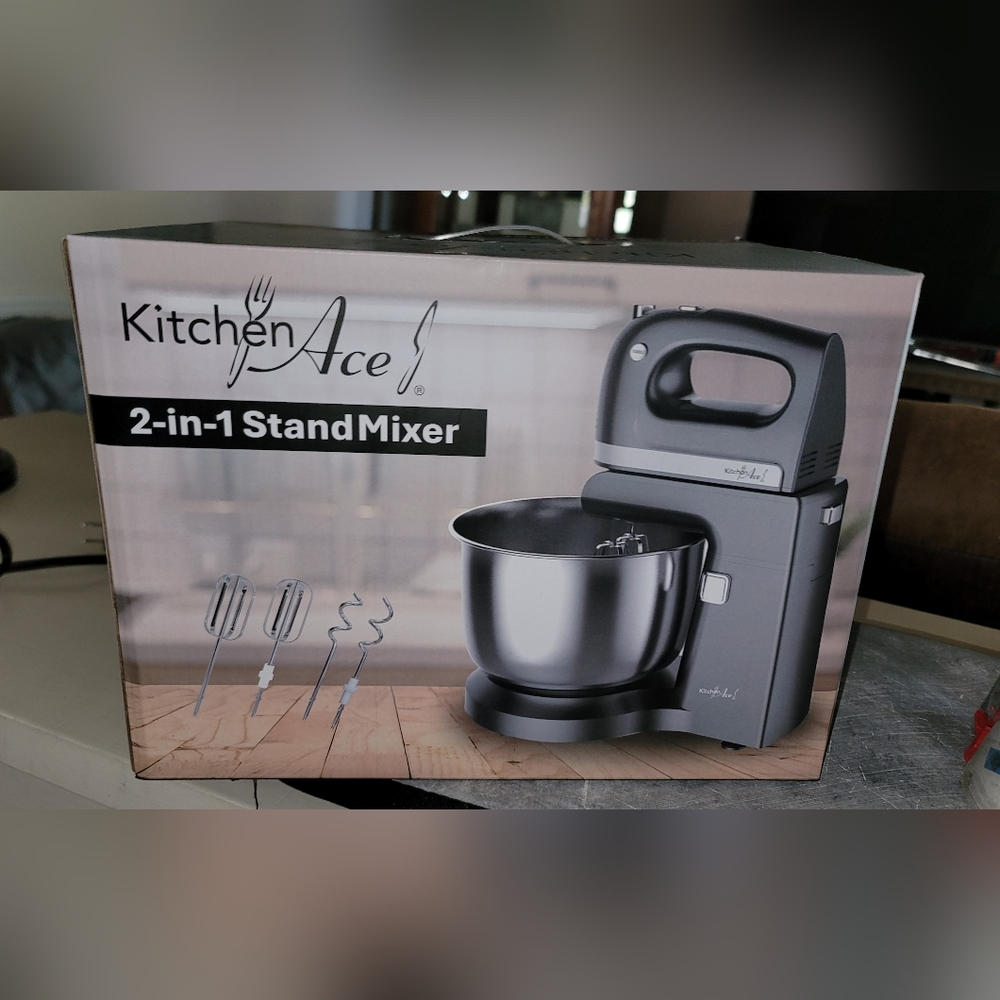 New Kitchen Ace Convertable Stand Mixer& Hand mixer  Final Price, Due Extra Ship